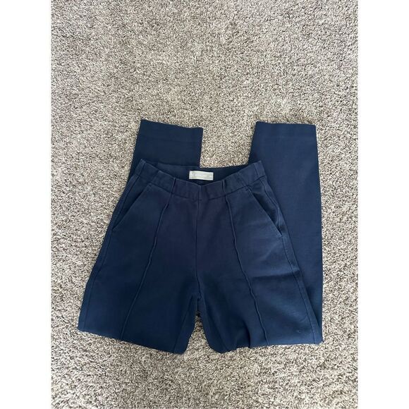 Everlane The Dream Pant Navy Blue Women’s Size XXS Pull On Tapered Leg Trousers - Picture 15 of 15